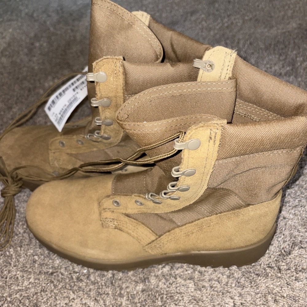 Army Hot Weather Vibram 798 Combat Boot Coyote, SPM1C1-13-D-1017, Size 11R Mens